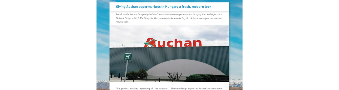 Tikkurila bevonatokkal frissült fel az Auchan